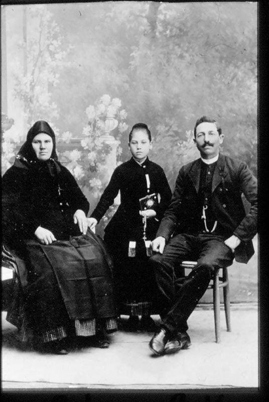 Jahrmarkt Familie 1909